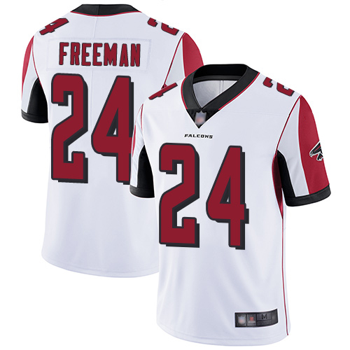 Atlanta Falcons Limited White Men Devonta Freeman Road Jersey NFL Football 24 Vapor Untouchable